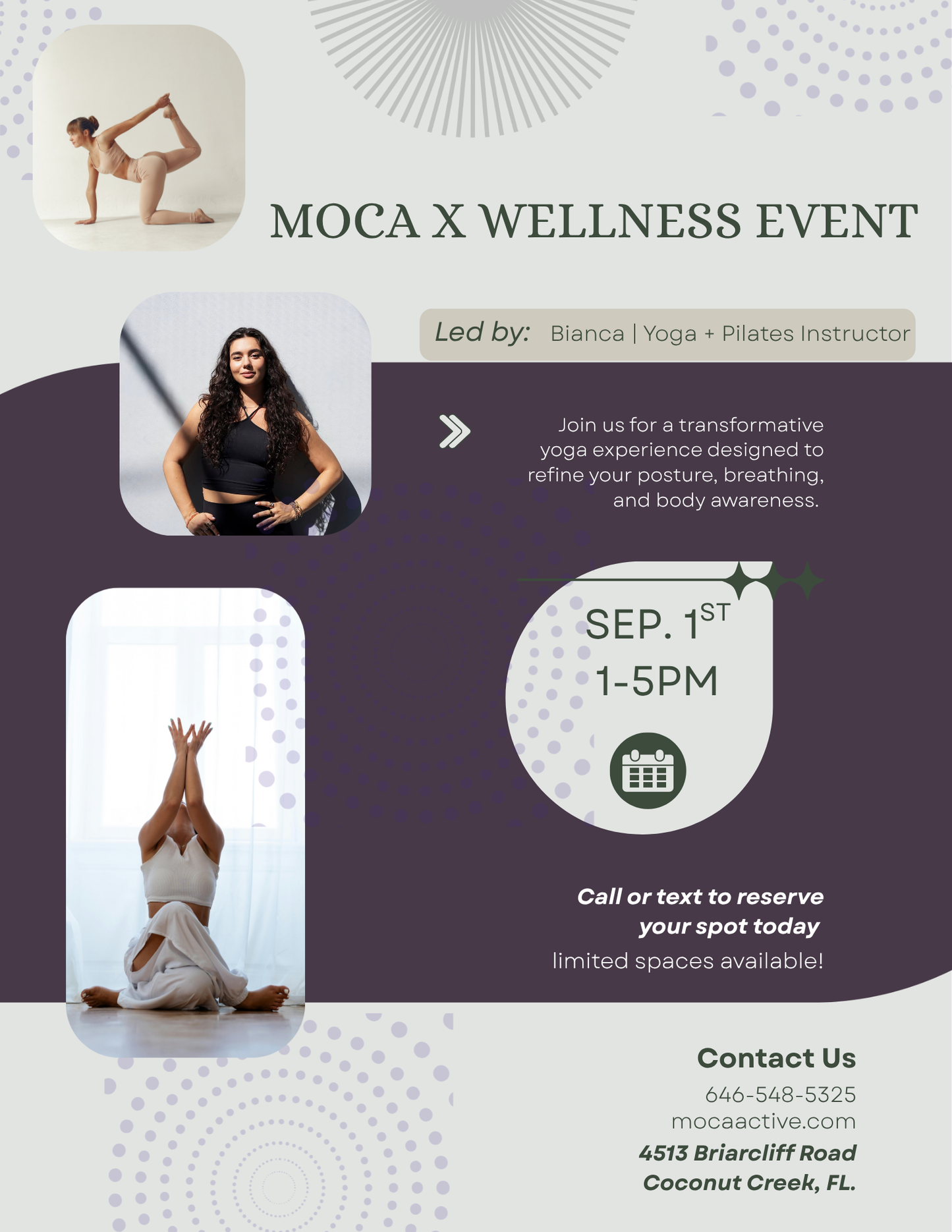 Moca Opening Ceremony & Wellness Event